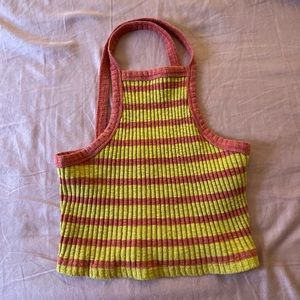 Forever 21 Striped Crop Top